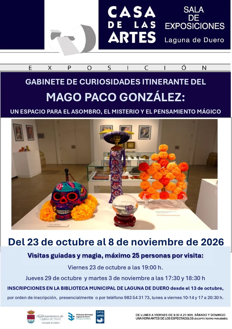 El Gabinete de Curiosidades de Paco González llega a la Casa de las Artes