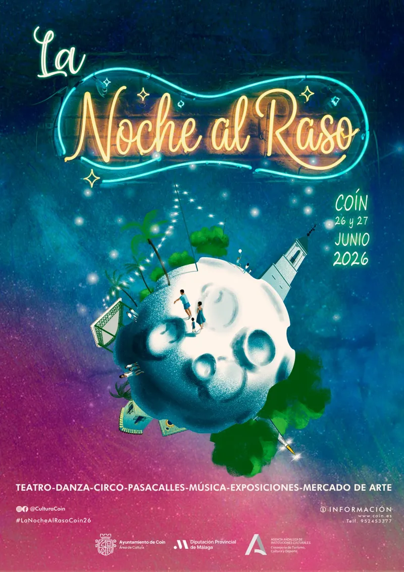 Coín se viste de arte y cultura con la XV Noche al Raso