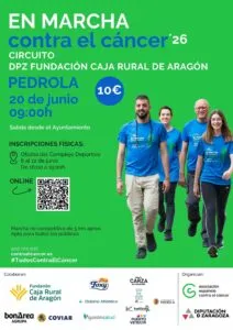 Pedrola se une contra el cáncer con una marcha solidaria el 20 de junio