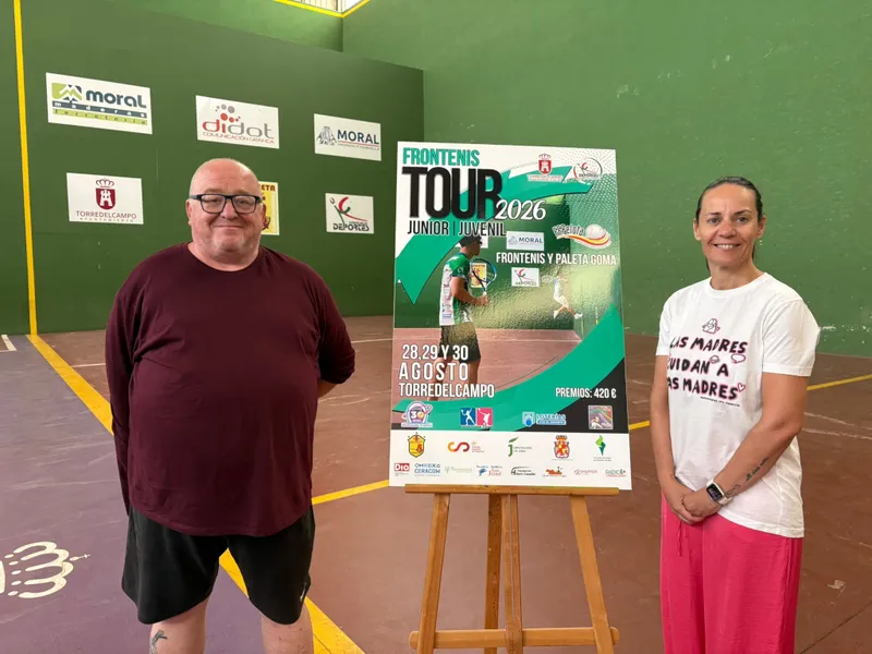 Torredelcampo acoge un torneo nacional de frontenis junior-juvenil