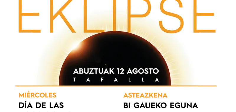 Tafalla emite un bando para disfrutar del eclipse solar total del 12 de agosto con seguridad