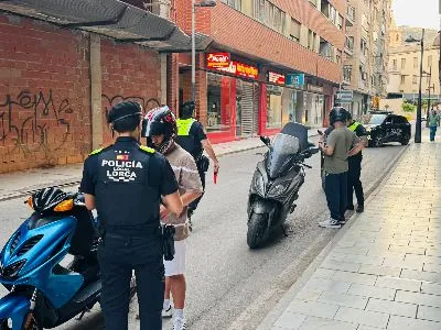 La Policía Local de Lorca intensifica los controles y detiene a seis personas en una semana