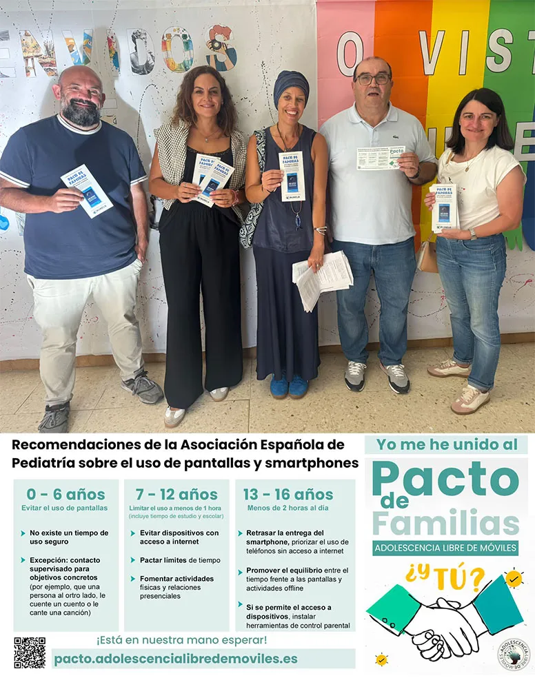 Burela lanza un pacto familiar para retrasar el primer smartphone en niños