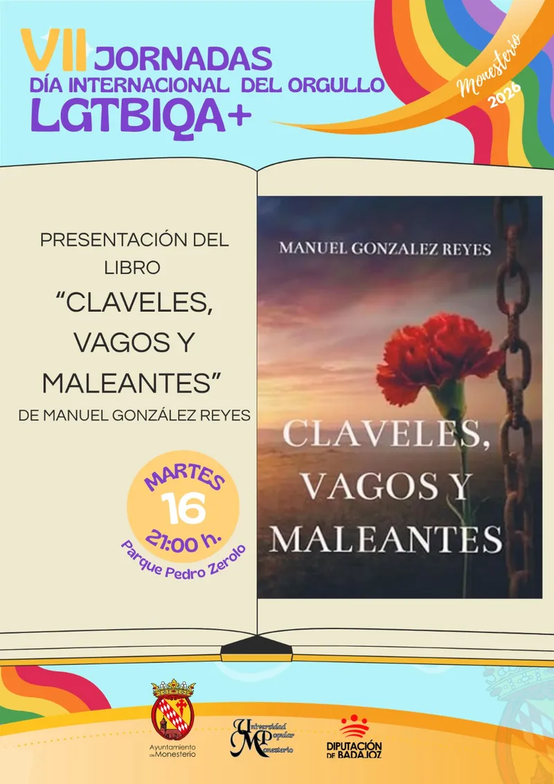 Presentación del libro 'Claveles, Vagós y Maleantes' en Monesterio
