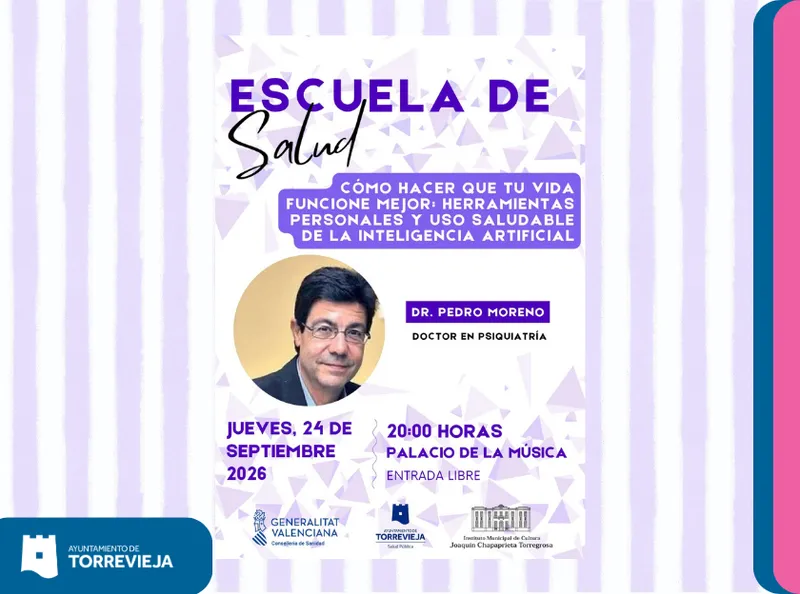 Torrevieja aborda el bienestar personal y la IA en la Escuela de Salud