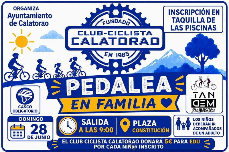 Calatorao organiza una salida ciclista para el próximo domingo 28 de junio