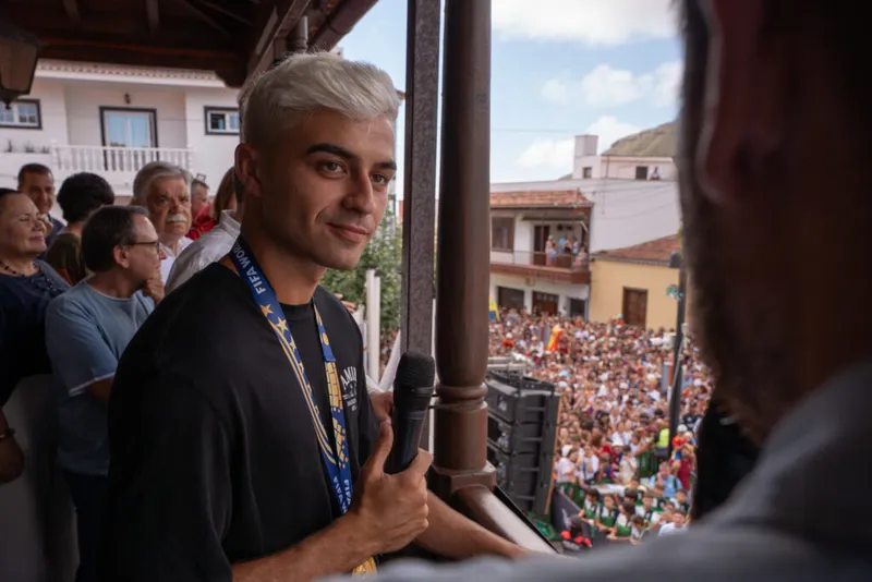 Tegueste homenajea a Pedri tras su título de campeón del mundo