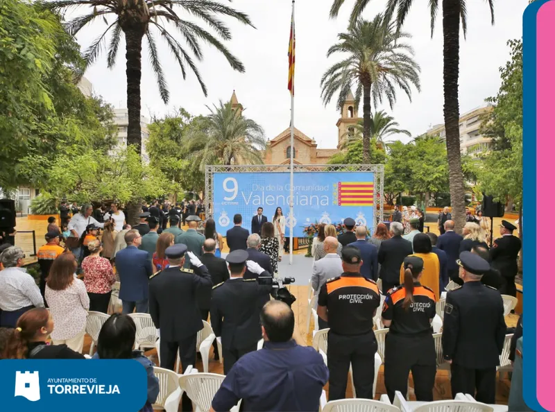 Torrevieja conmemora el Día de la Comunitat Valenciana y la festividad de la Virgen del Pilar