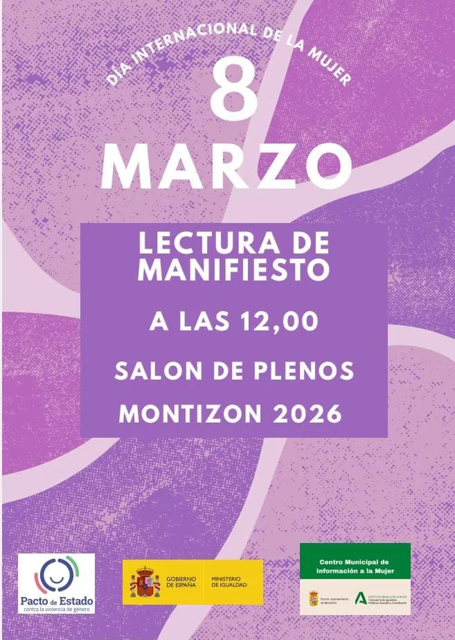 Montizón conmemora el Día Internacional de la Mujer con la lectura de un manifiesto