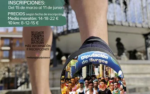 Briviesca se prepara para la Media Maratón y 10 Km Cajaviva el 14 de junio