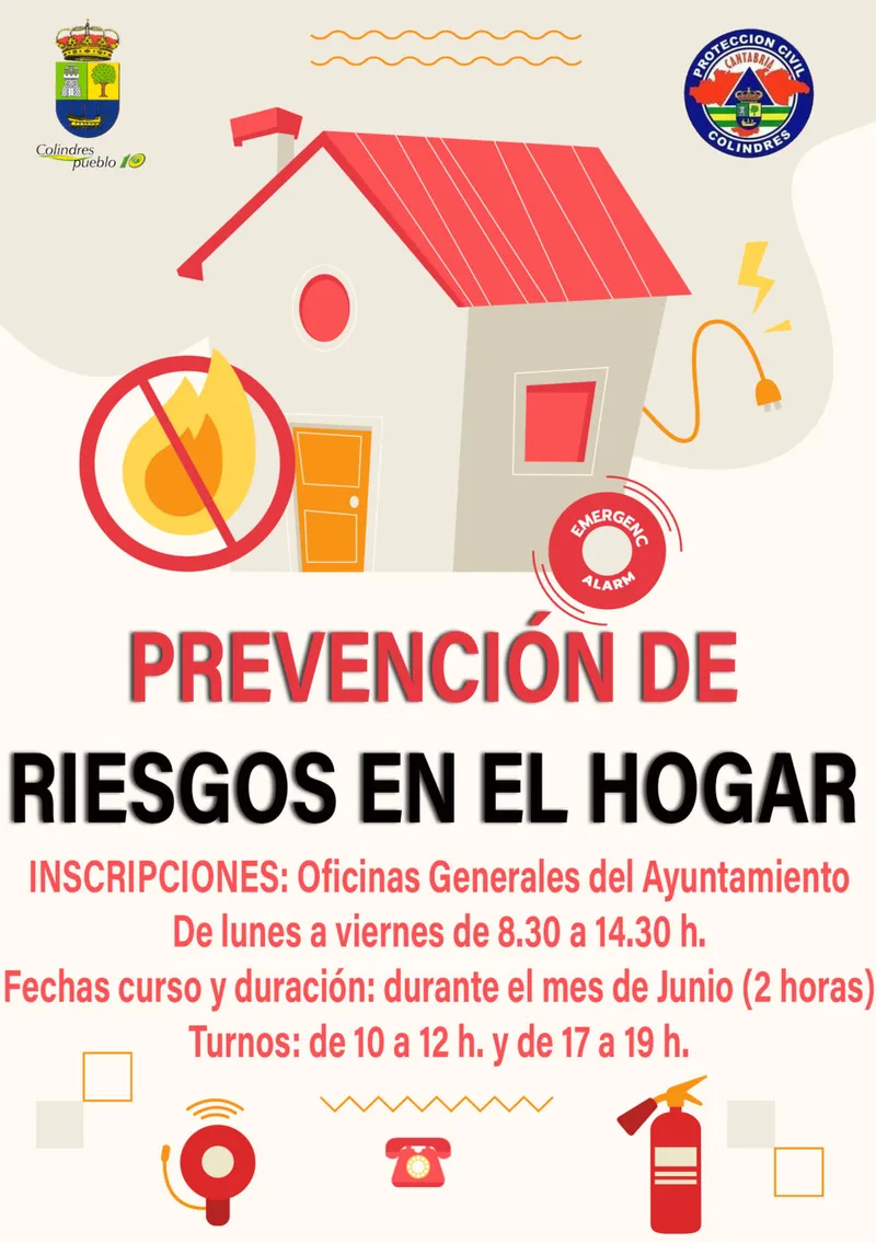 Colindres ofrece curso gratuito de prevención de riesgos en el hogar