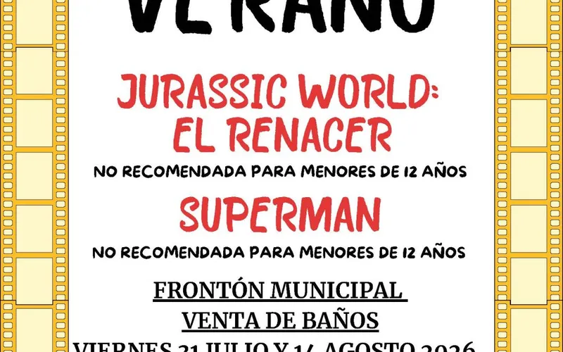 Venta de Baños proyectará películas de verano gratuitas para todos los públicos