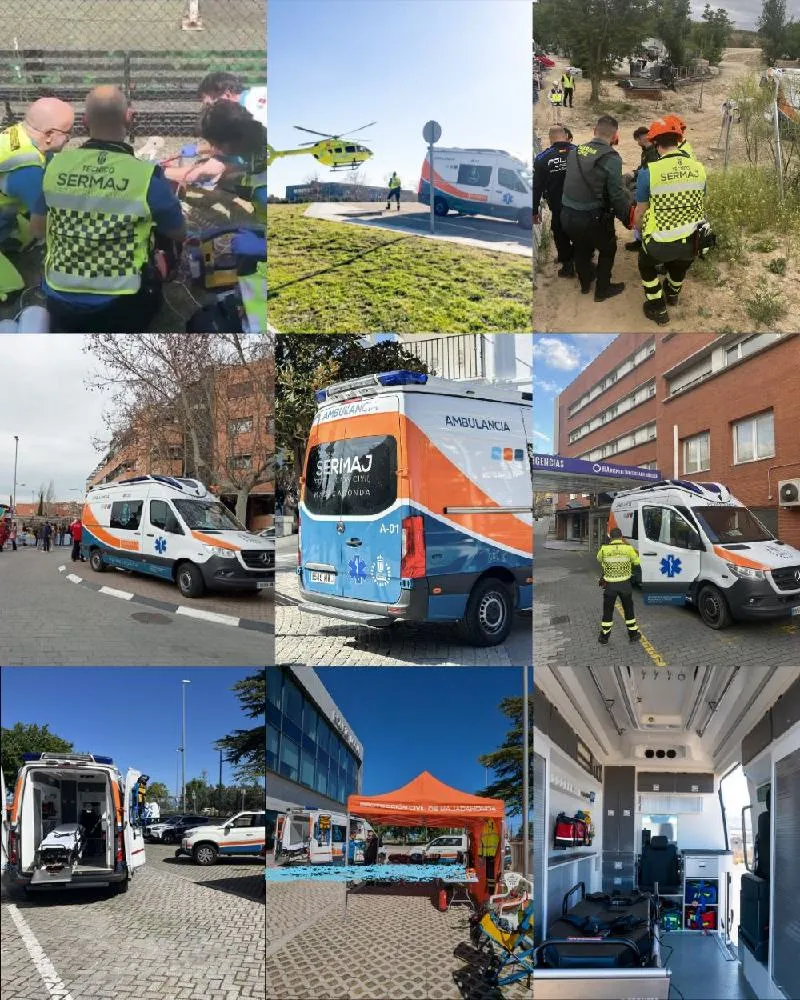 La ambulancia municipal de Majadahonda atendió 1.453 emergencias en su primer año