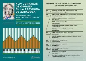 Caspe acoge un concierto de órgano en honor a José Luis González Uriol