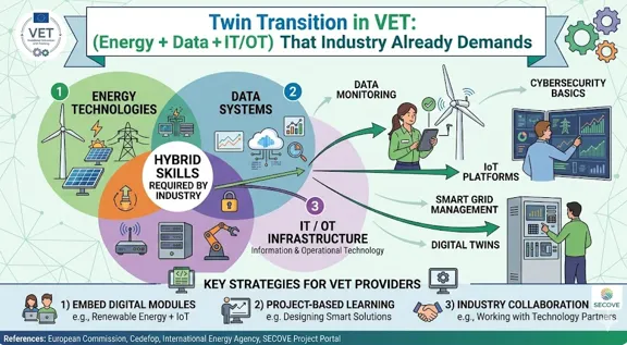 La transición digital y verde revoluciona las habilidades técnicas en la industria