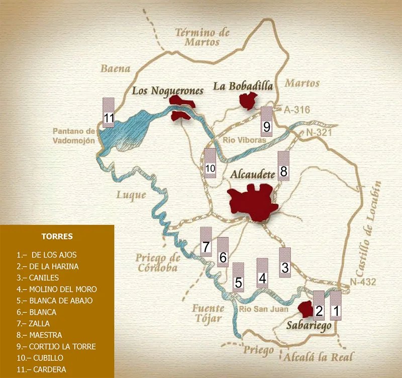 Las atalayas de Alcaudete: centinelas de piedra en la frontera histórica