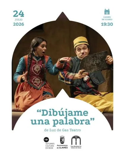 El Casino de Llanes acoge la obra de teatro 'Dibújame una palabra'