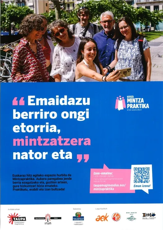 El programa 'Mintzalaguna' de Irun abre inscripciones para fomentar el uso del euskera