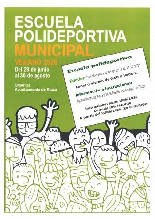 Riaza lanza escuela polideportiva de verano para niños y jóvenes