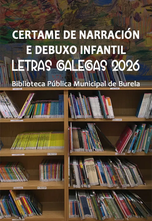 Burela abre el plazo para el Certamen de Narración y Dibujo Infantil Letras Galegas 2026