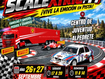 Alpedrete acoge un circuito de Scalextric XXL gratuito para todas las edades