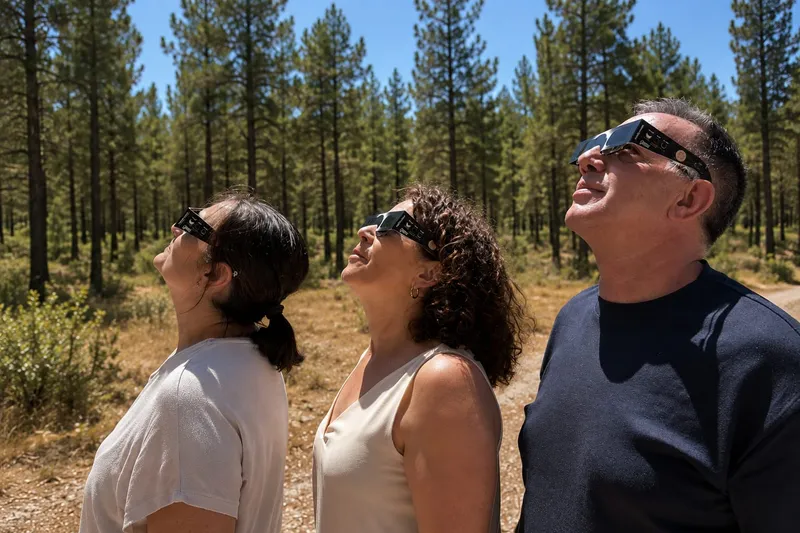 Oftalmólogos advierten sobre el riesgo de daño ocular permanente por mirar el eclipse sin protección