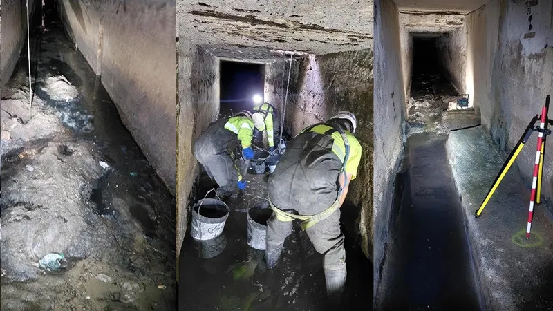 València finaliza la limpieza del colector de Eugènia Viñes para prevenir inundaciones