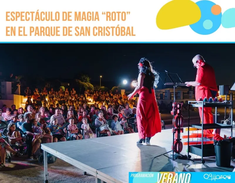 Ogíjares celebra una noche de magia y cultura con el espectáculo "ROTO"