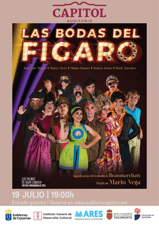 El Auditorio Capitol acoge 'Las bodas del Fígaro' con tintes reivindicativos