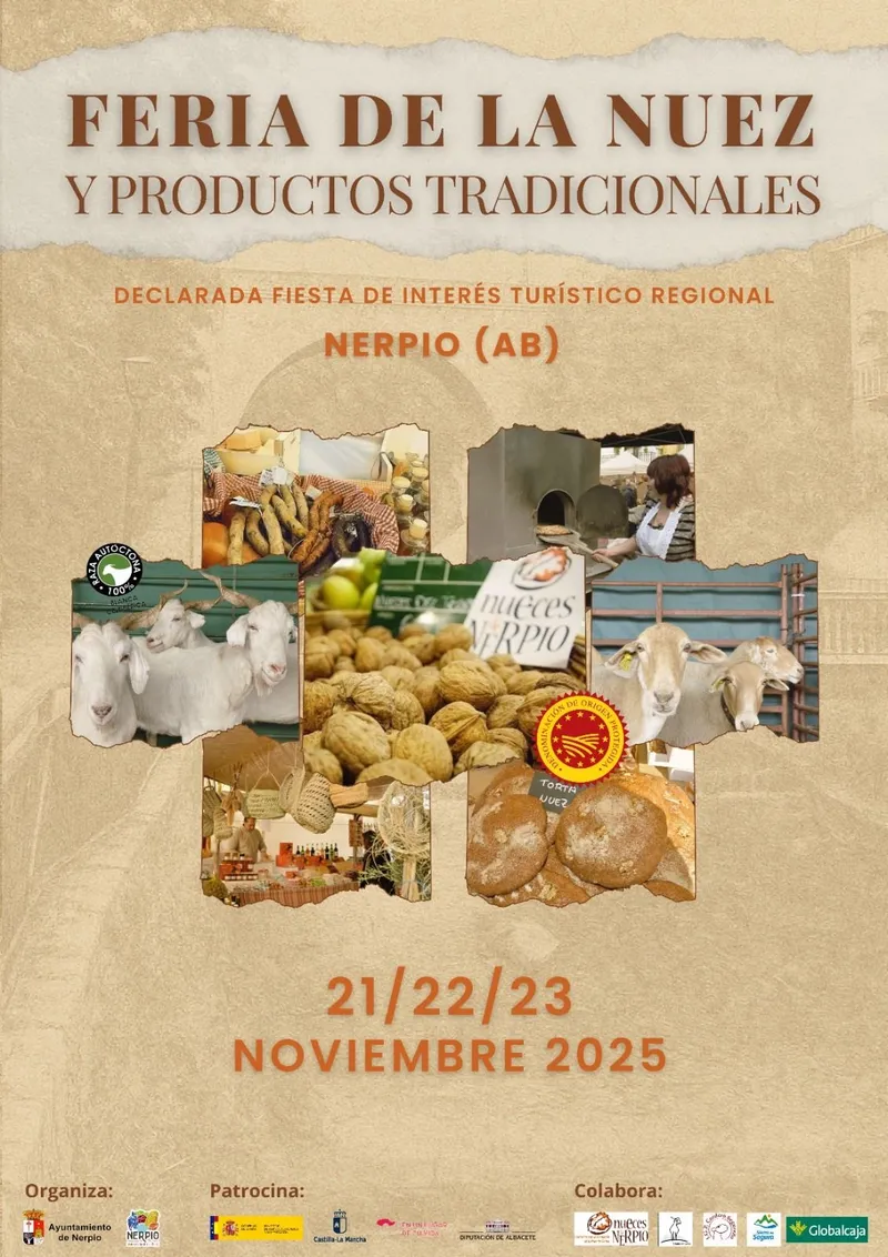 Nerpio se prepara para su Feria de la Nuez y Productos Tradicionales en noviembre de 2025