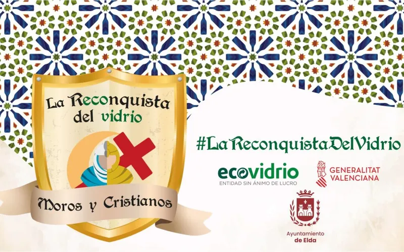 Elda impulsa el reciclaje de vidrio en Moros y Cristianos con la campaña 'La Reconquista del Vidrio'