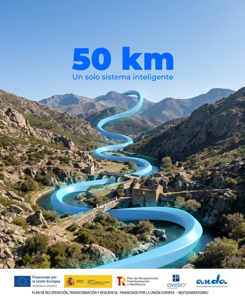 Oviedo digitaliza el Canal del Aramo para optimizar la gestión del agua urbana