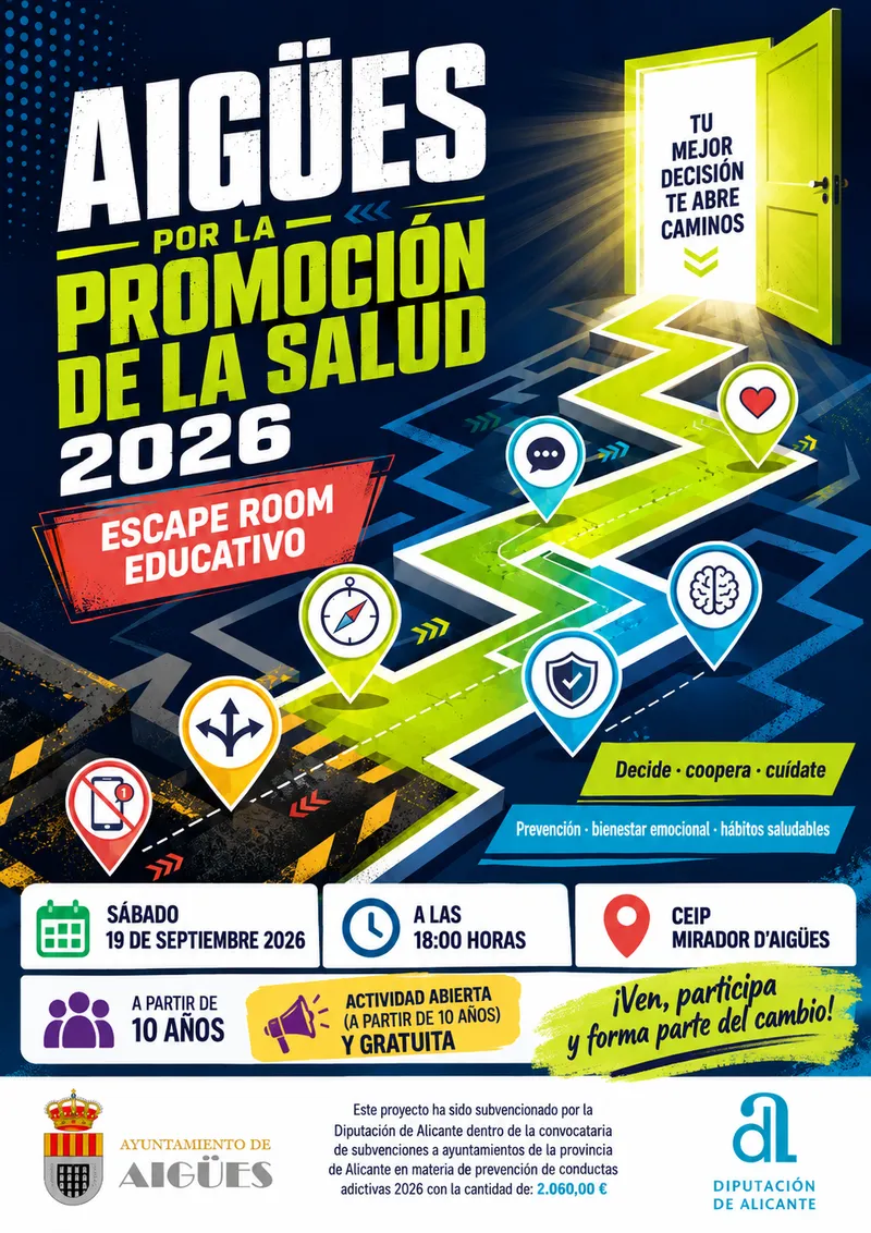 Aigües organiza una 'escape room' educativa para promover la salud