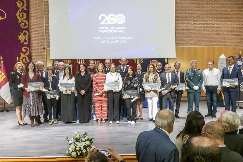 La Policía Nacional reconoce la colaboración del Ayuntamiento de Guadalajara en la Ruta 091