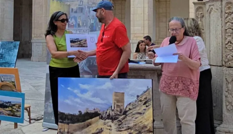 Paco Rojas obtiene un accésit en el XIV Certamen de Pintura Rápida de Uclés