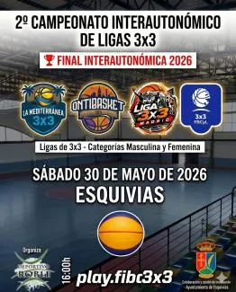 Esquivias será sede de la Final Interautonómica de Baloncesto 3x3 en 2026