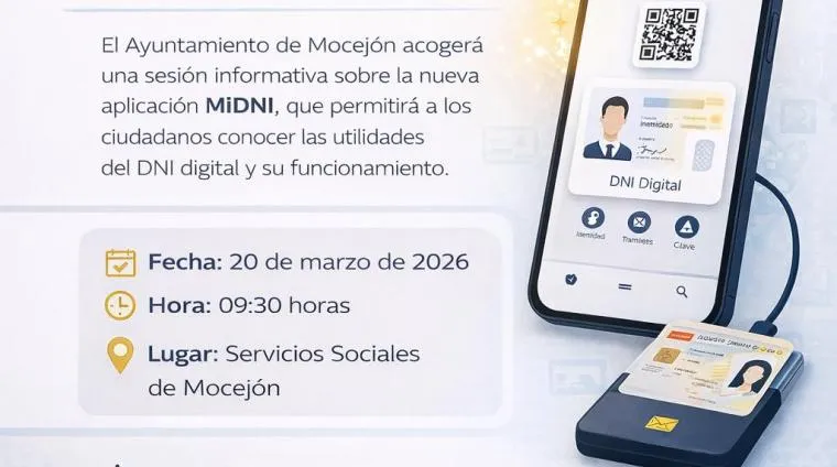 Mocejón acoge una charla sobre la nueva aplicación MiDNI para el DNI digital