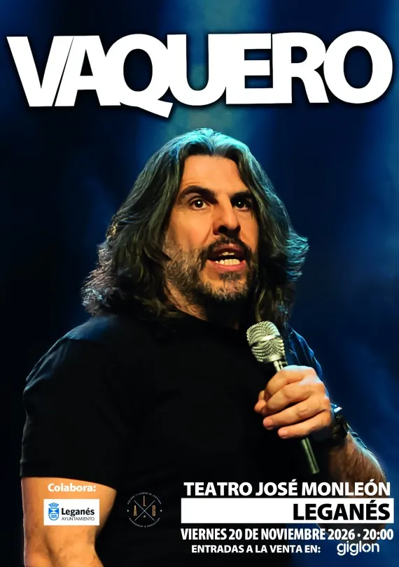 J.J. Vaquero llega al Teatro José Monleón de Leganés con su monólogo en evolución