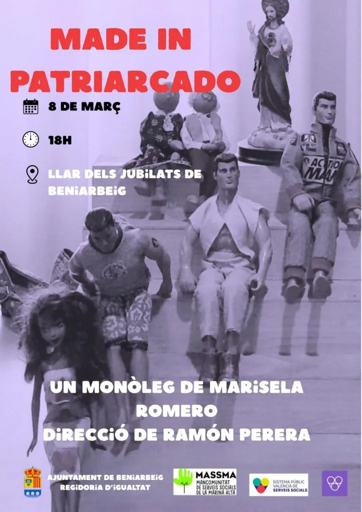 Beniarbeig celebra el 8M con charlas sobre salud, un monólogo y lectura feminista