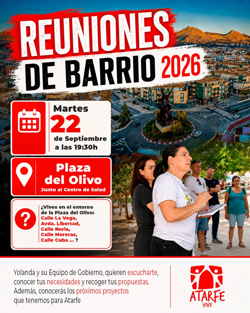 Atarfe celebra reuniones de barrio para escuchar a los vecinos