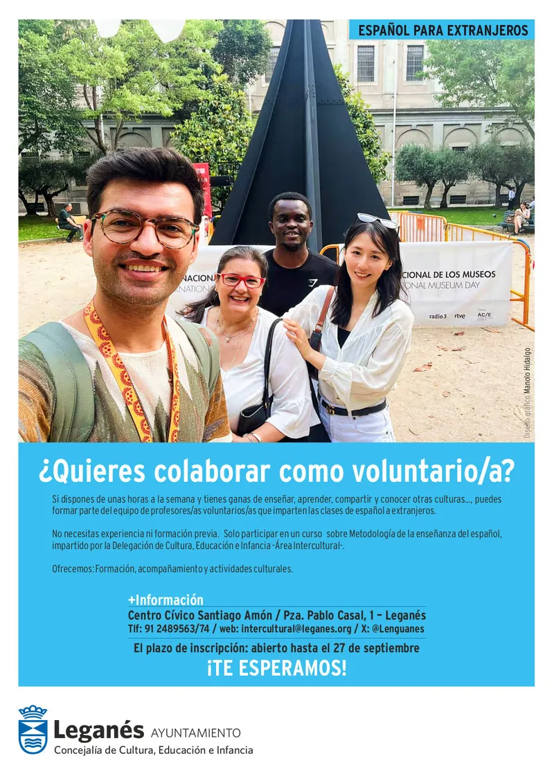 Leganés busca voluntarios para enseñar español a inmigrantes