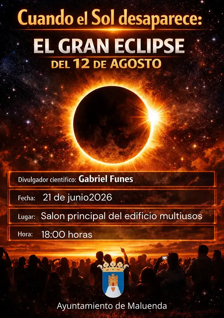 Maluenda se prepara para observar el gran eclipse solar del 12 de agosto