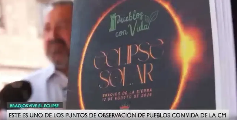 Braojos registra una asistencia de 500 personas durante el eclipse total