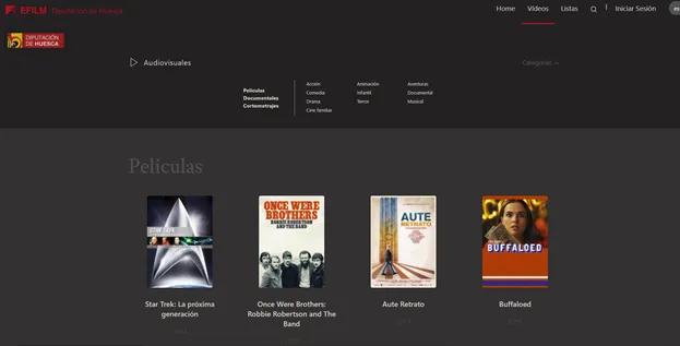 eFilmHuesca: cine y documentales gratis para usuarios de bibliotecas de Huesca