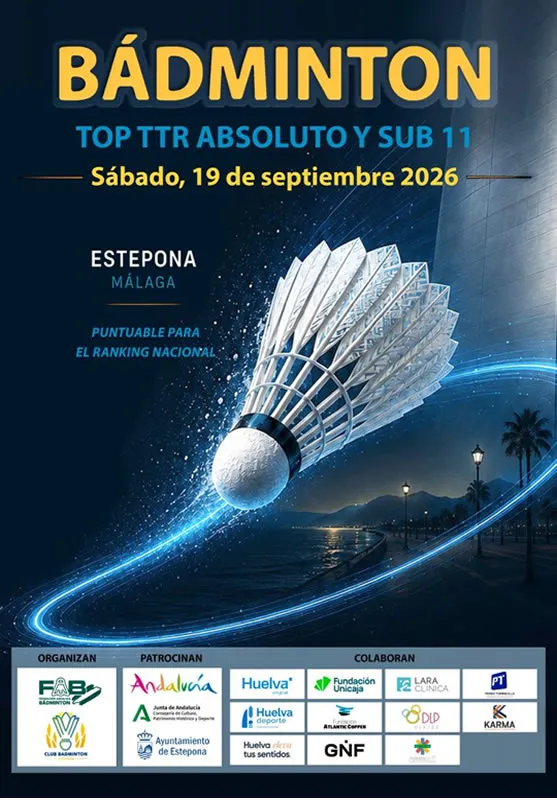 Estepona acoge el sábado 19 una competición de bádminton puntuable para el ranking nacional
