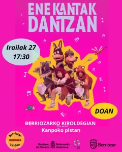 Berriozar celebra la Semana del Euskera con la obra infantil 'Ene Kantak'