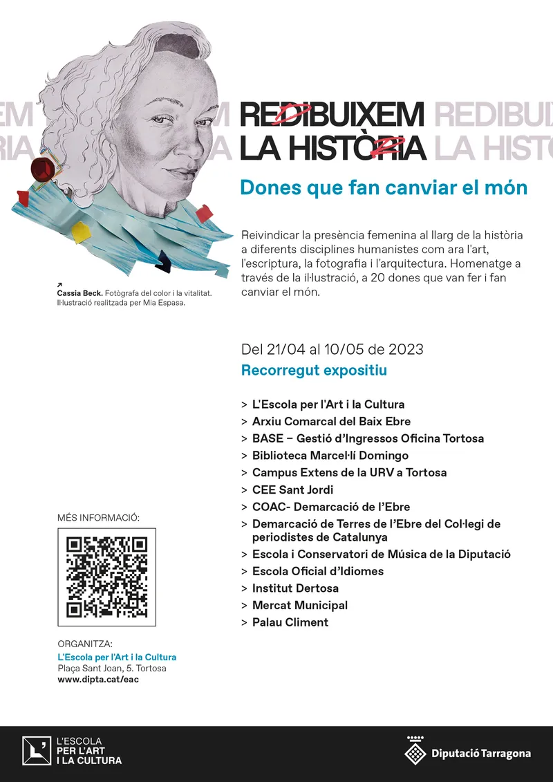 Tortosa acoge la exposición 'ReDibuixem la història' para visibilizar a las mujeres en las humanidades