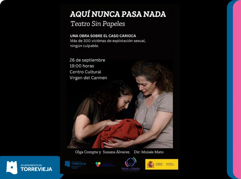 Torrevieja acoge una obra de teatro para concienciar sobre la trata de mujeres