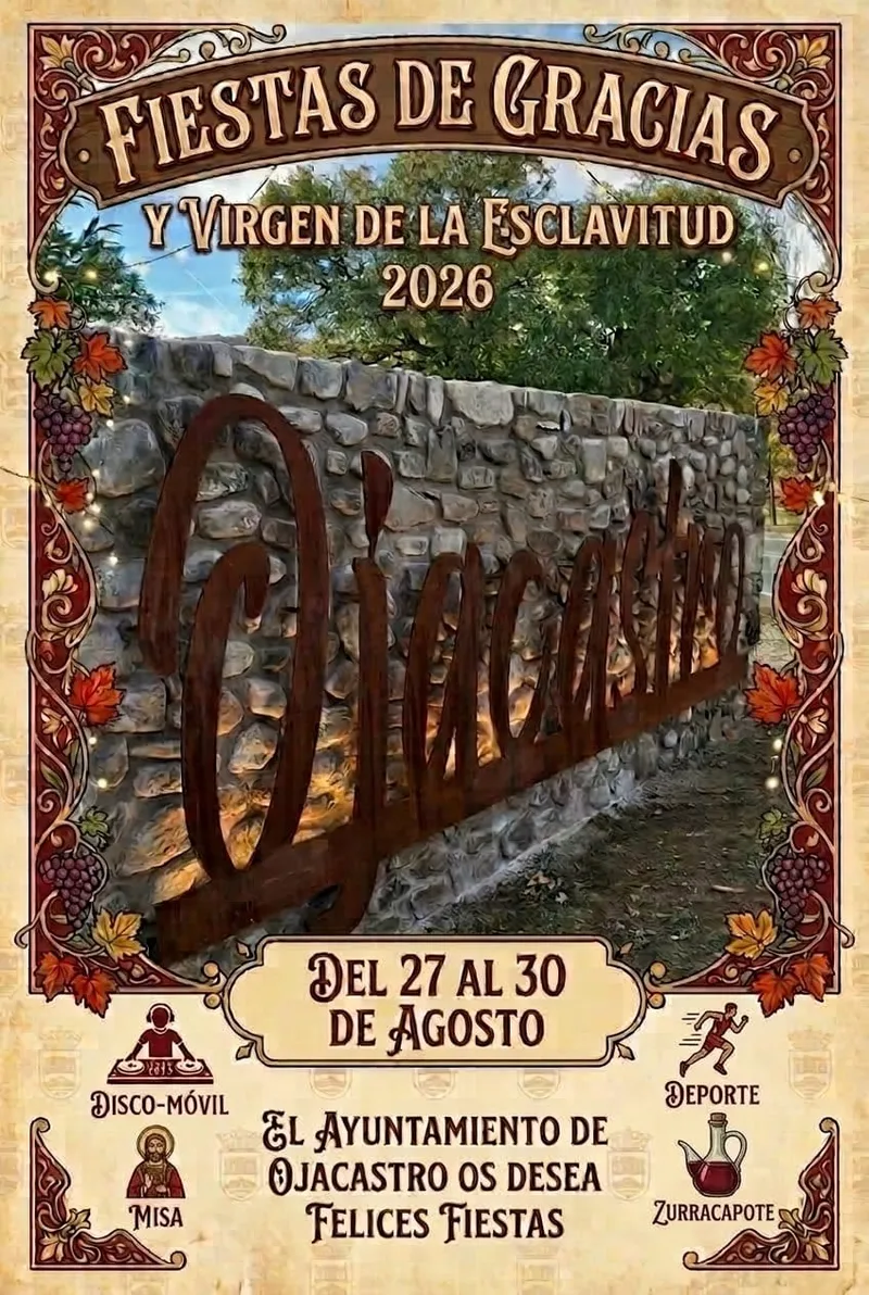 Ojacastro celebra sus Fiestas de Gracias y Virgen de la Esclavitud en septiembre