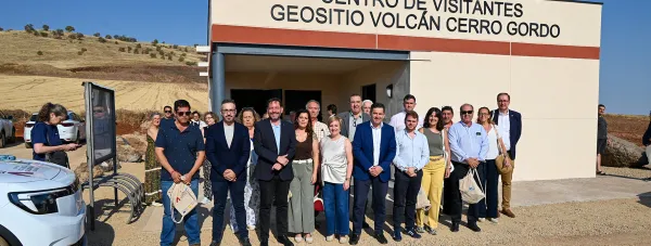 Inaugurado el Centro de Visitantes del volcán Cerro Gordo, un impulso al geoturismo en el Campo de Calatrava